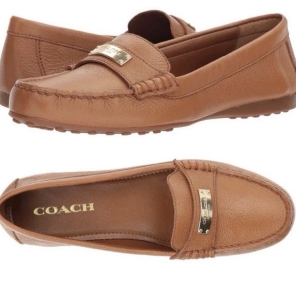 Coach Women's Brown Leather Loafers